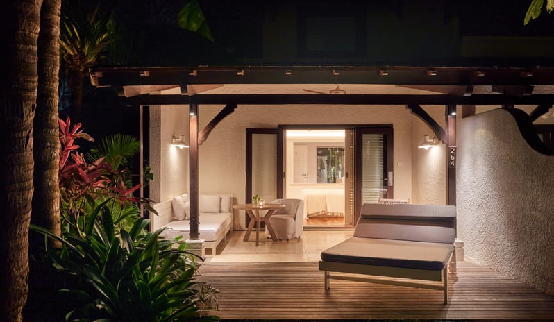 Lux Le Morne - Prestige Junior Suite at night